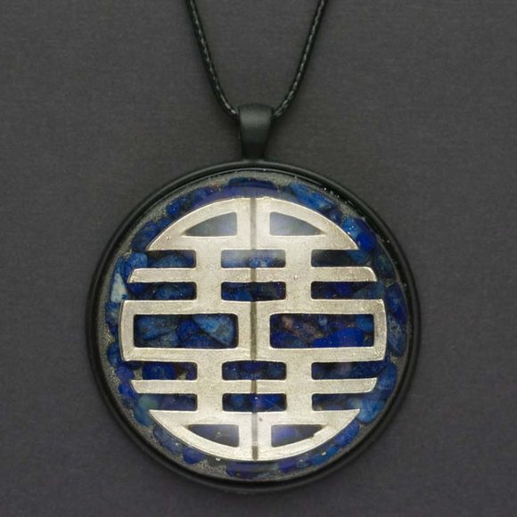 Lapis Lazuli Orgonite Pendant - Picture 1 of 2